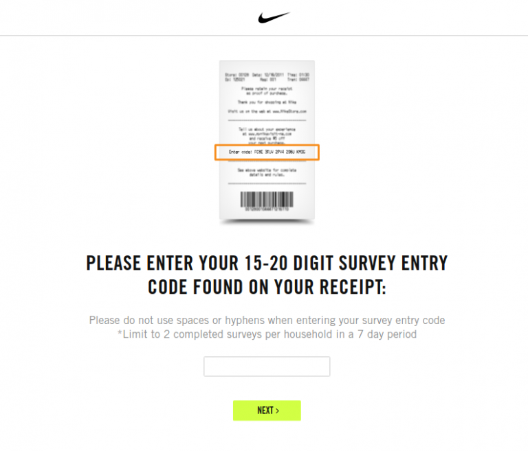 Nike Survey