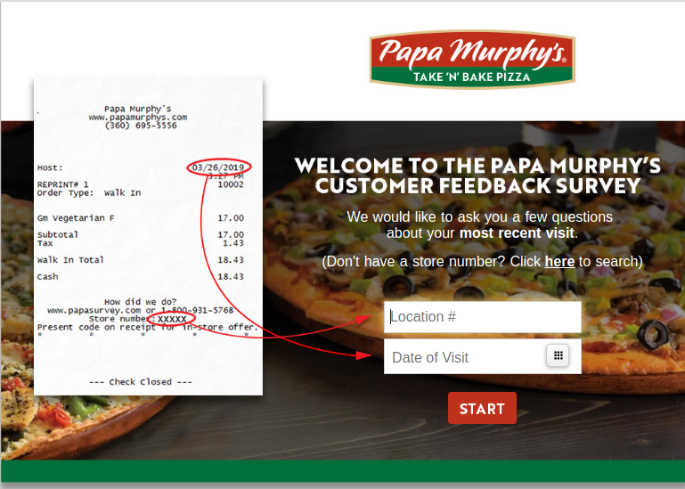 Papa Murphy s Guest Satisfaction Survey