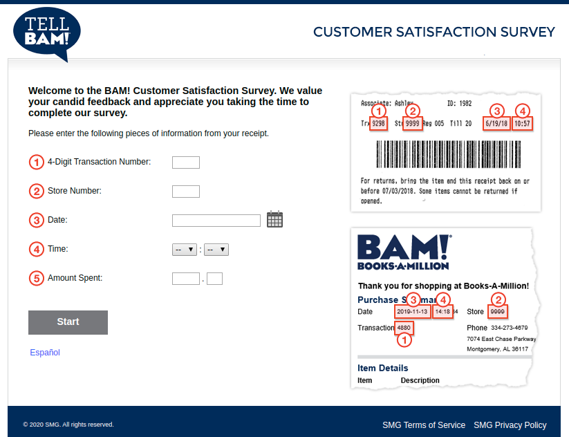 BAM Customer Satisfaction Survey