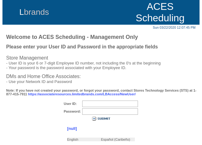 Aces limitedbrands Llimitedbrands Access To Your Lbrand Aces ETM 